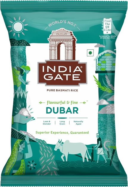 Indiagate Dubar Basmati Rice 1kg