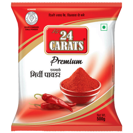 24 Carat Mirch Powder 100gm